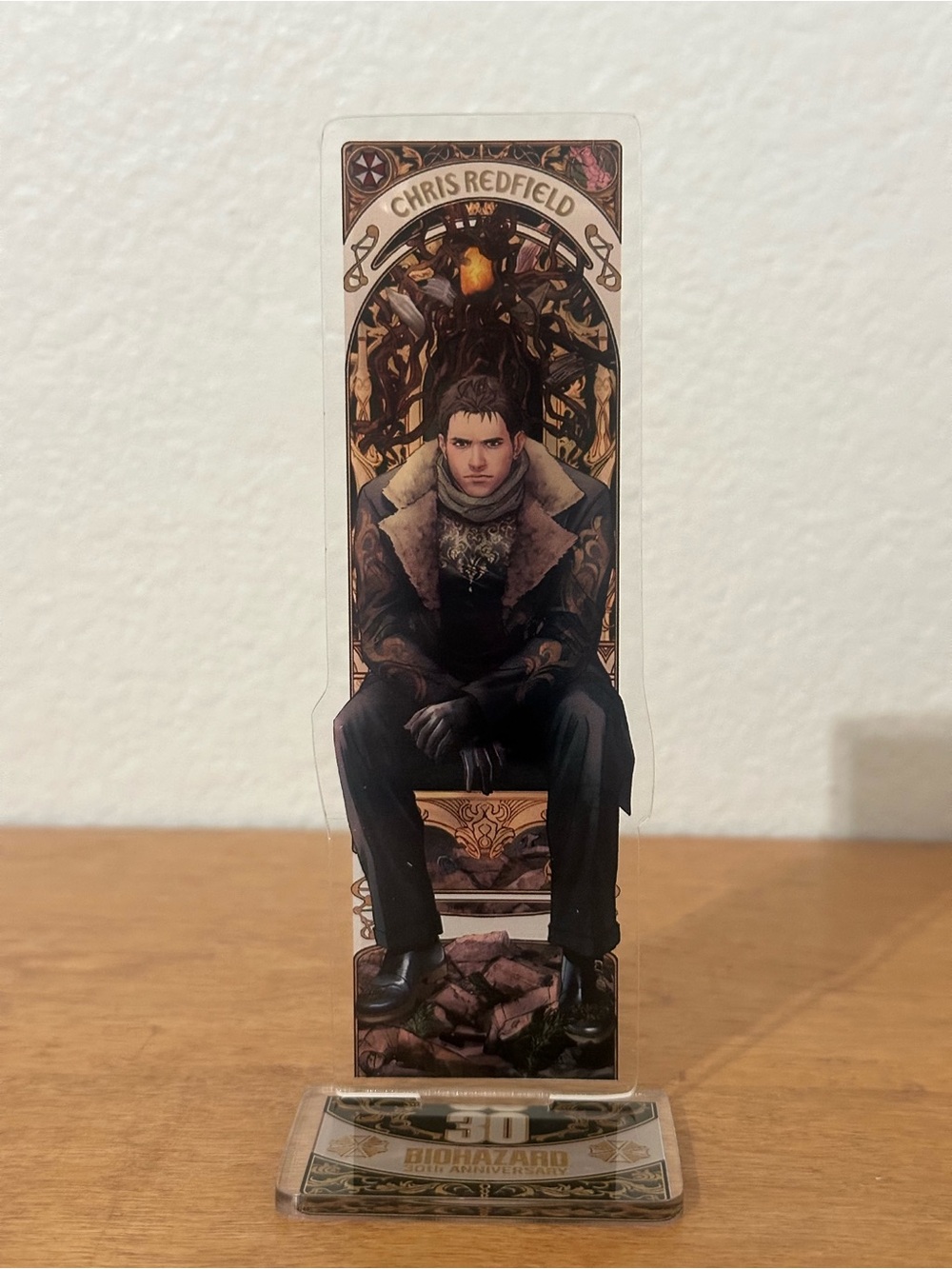 Resident evil Chris redfield stand up figure